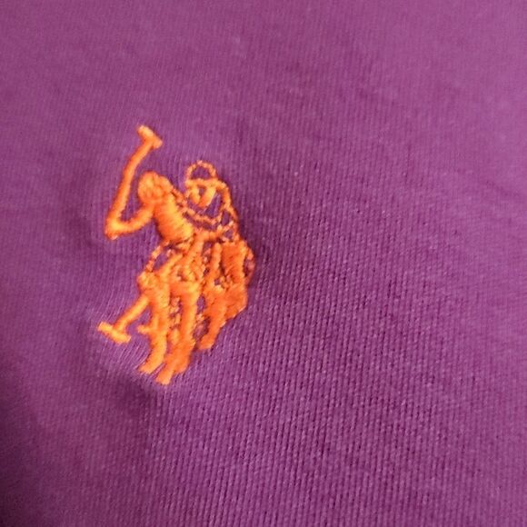 U.S. Polo Assn Luxury feel short shirt XL Purple - Picture 3 of 7